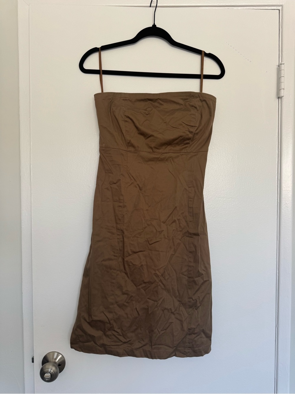 Gap Strapless Brown Midi Dress, Size 4